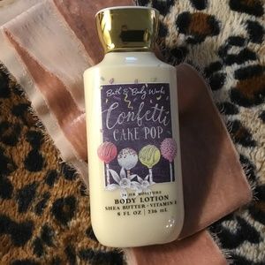 Bath and Body Works Confetti Cake Pop lotion